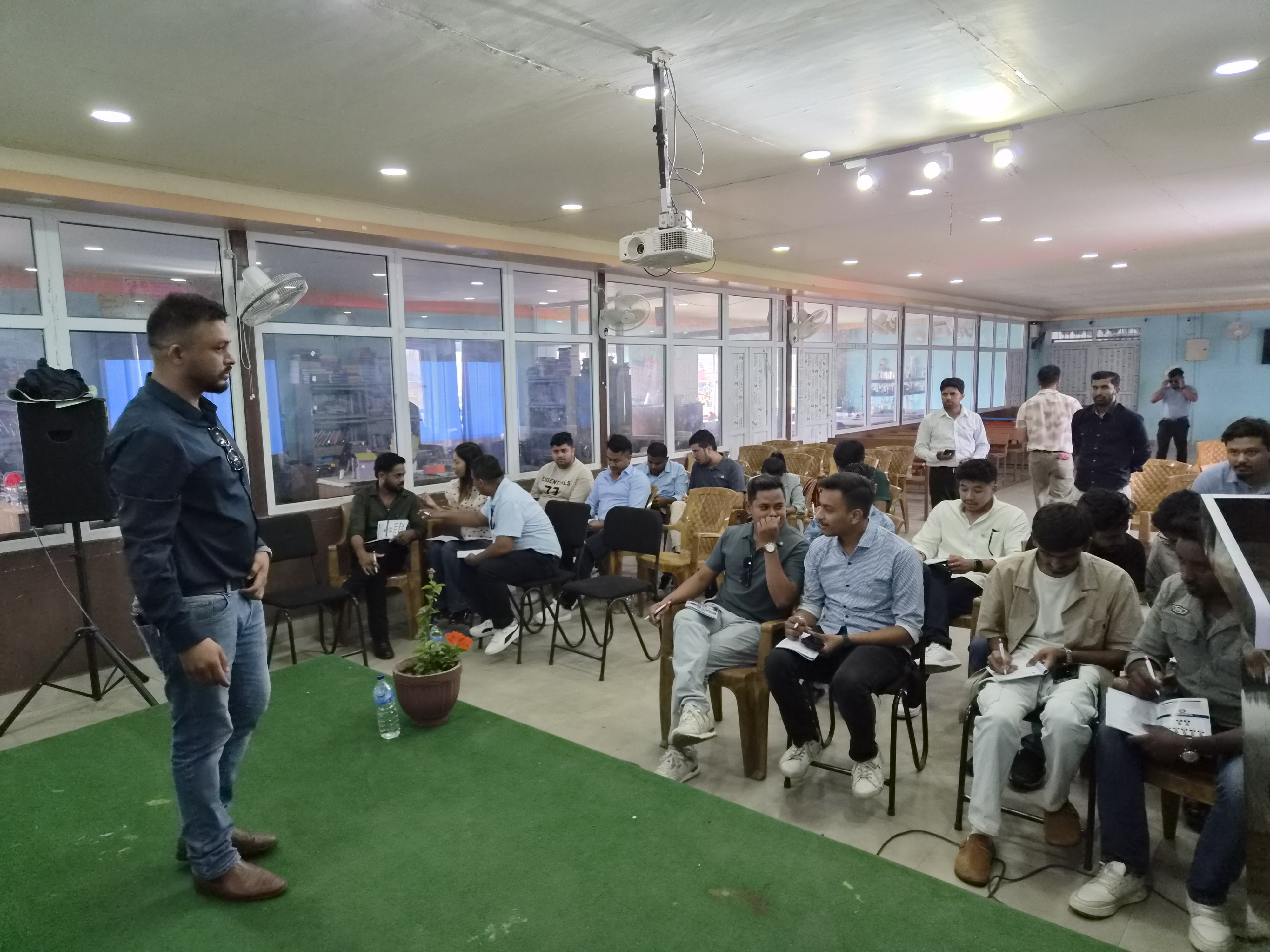 Leadership workshop and teamwork